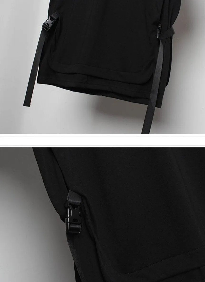 Double Layer Strapped T-Shirt