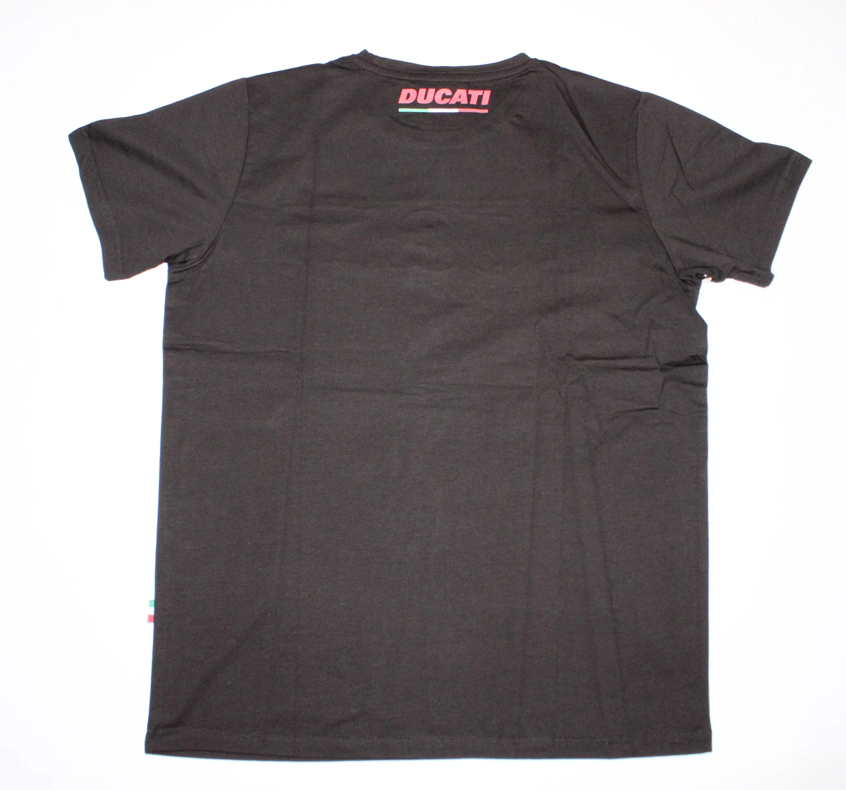 Ducati Black T-Shirt Red Wordmark