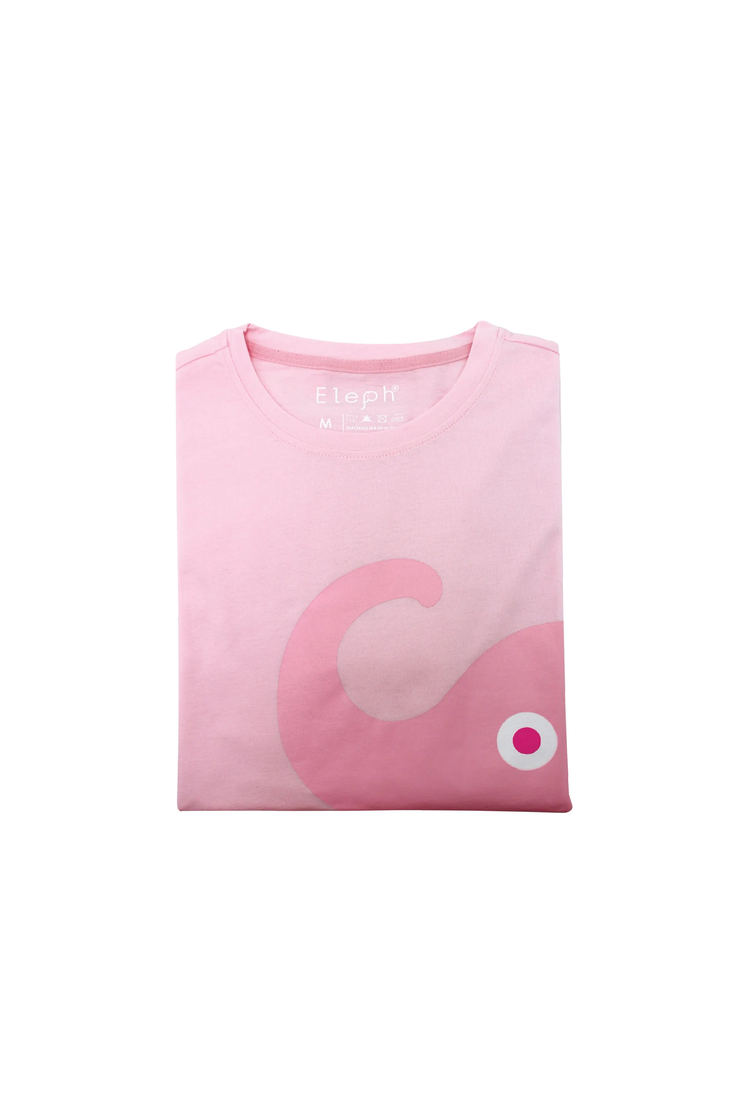 ELEPH T-SHIRT NECK SIDE : Light Pink/Pink