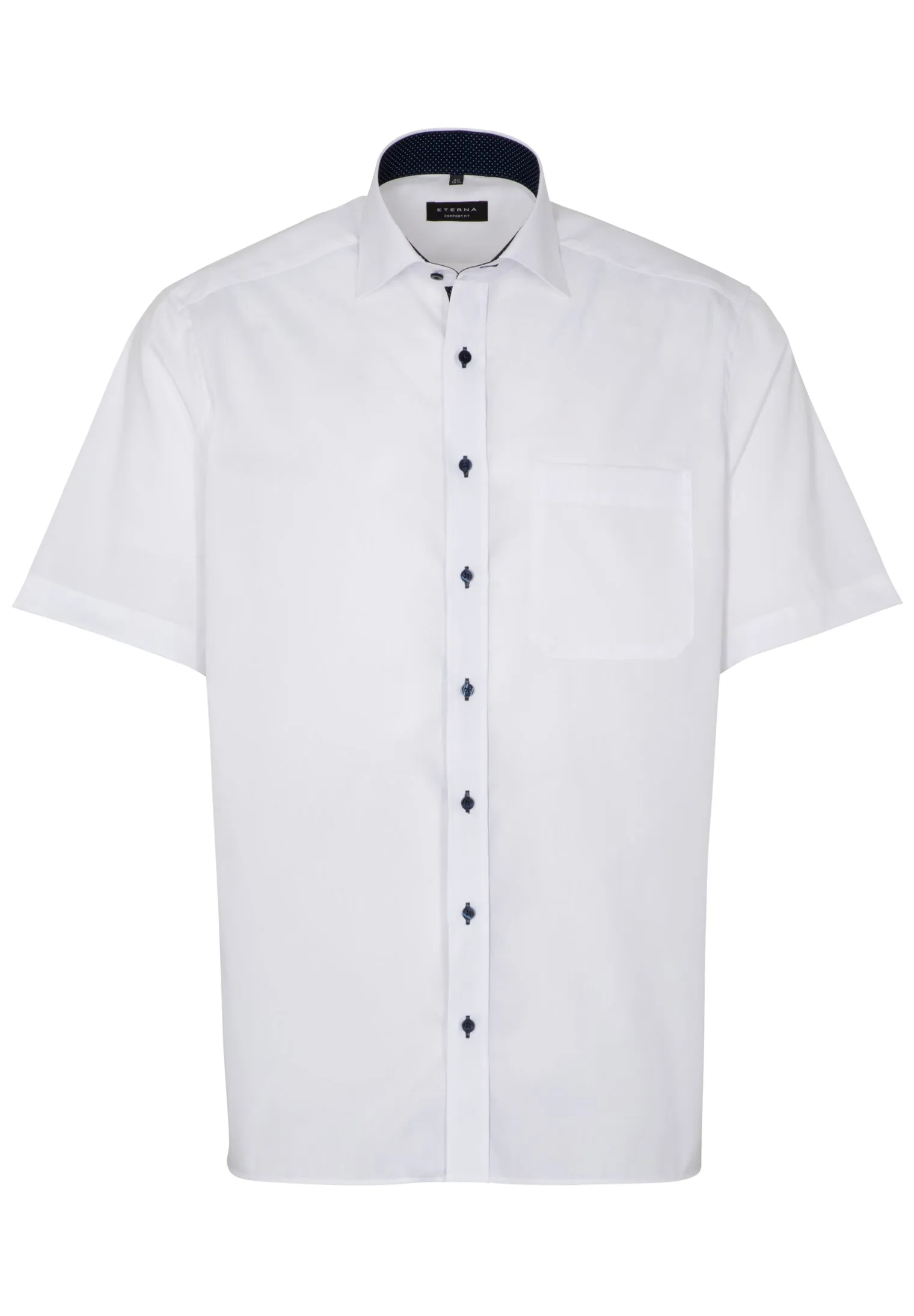 Eterna White Short Sleeve Shirt White