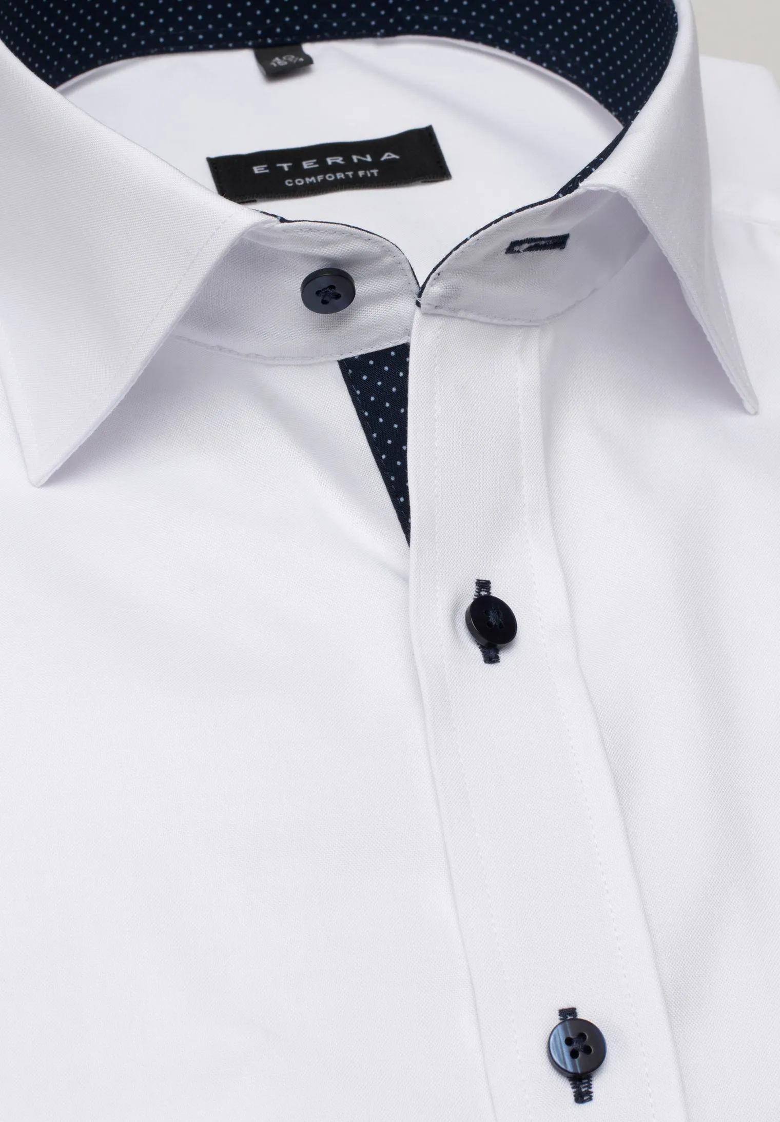 Eterna White Short Sleeve Shirt White