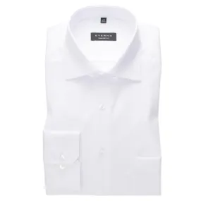 Eterna X-Tall Twill White Shirt White