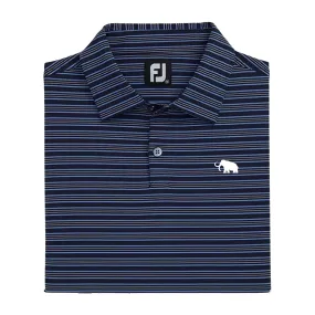 Footjoy Navy Modern Stripe Polo