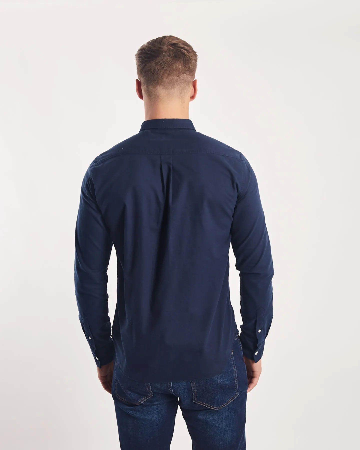 Garvey Shirt Navy Clearing