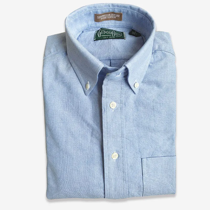 Gitman Bros Button Down Oxford - Blue