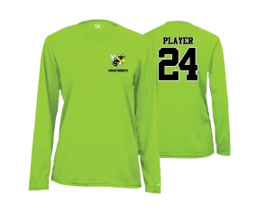 Green Hornets Women's Cut Long Sleeve Shirt