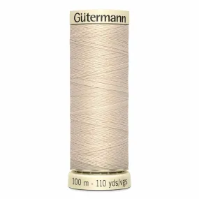 Gutermann Polyester Thread 100m #30 Bone