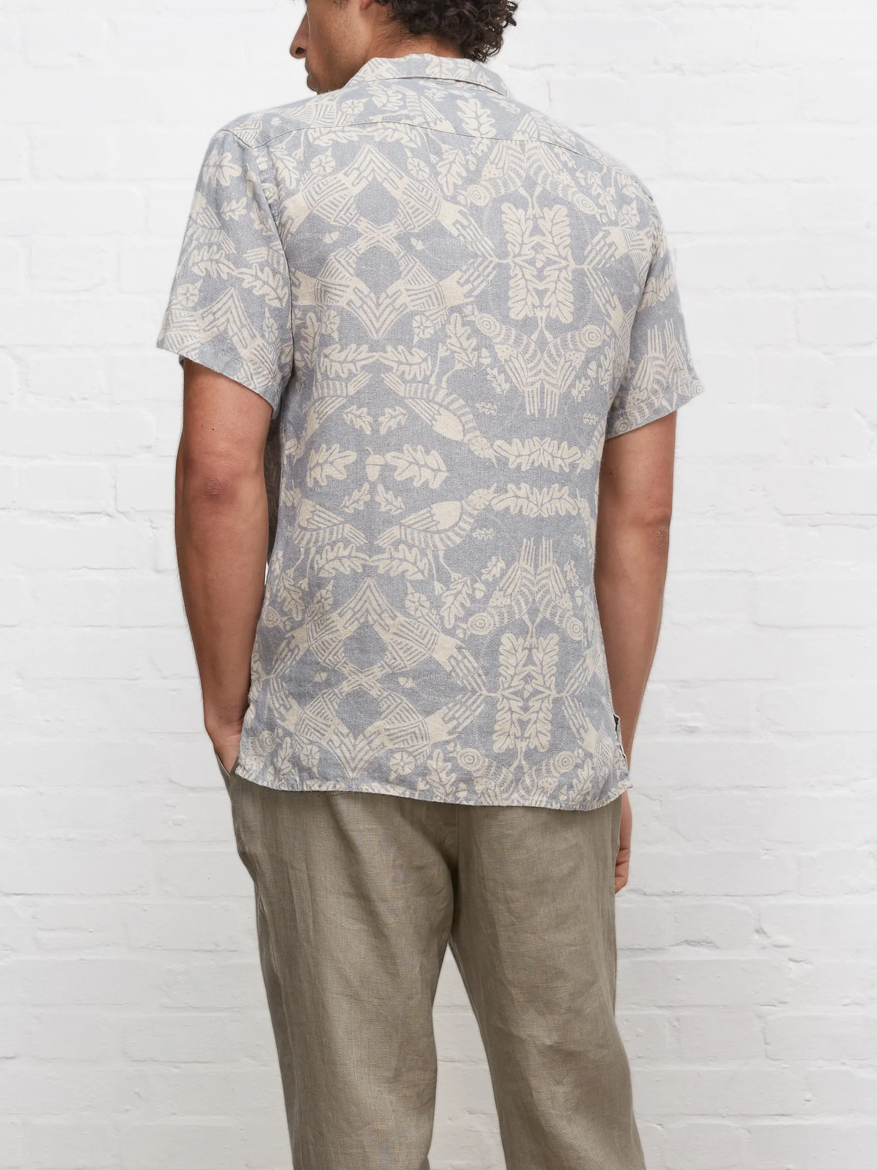 Havana Short Sleeve Shirt Lomas Blue