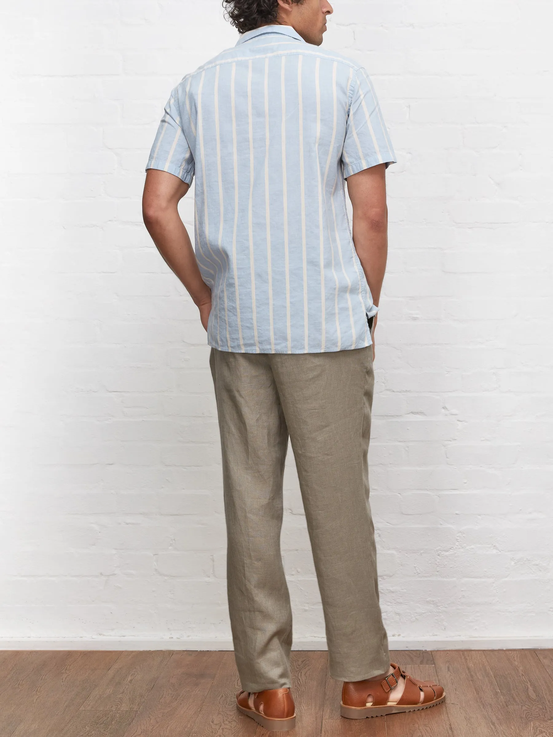 Havana Short Sleeve Shirt Norton Blue