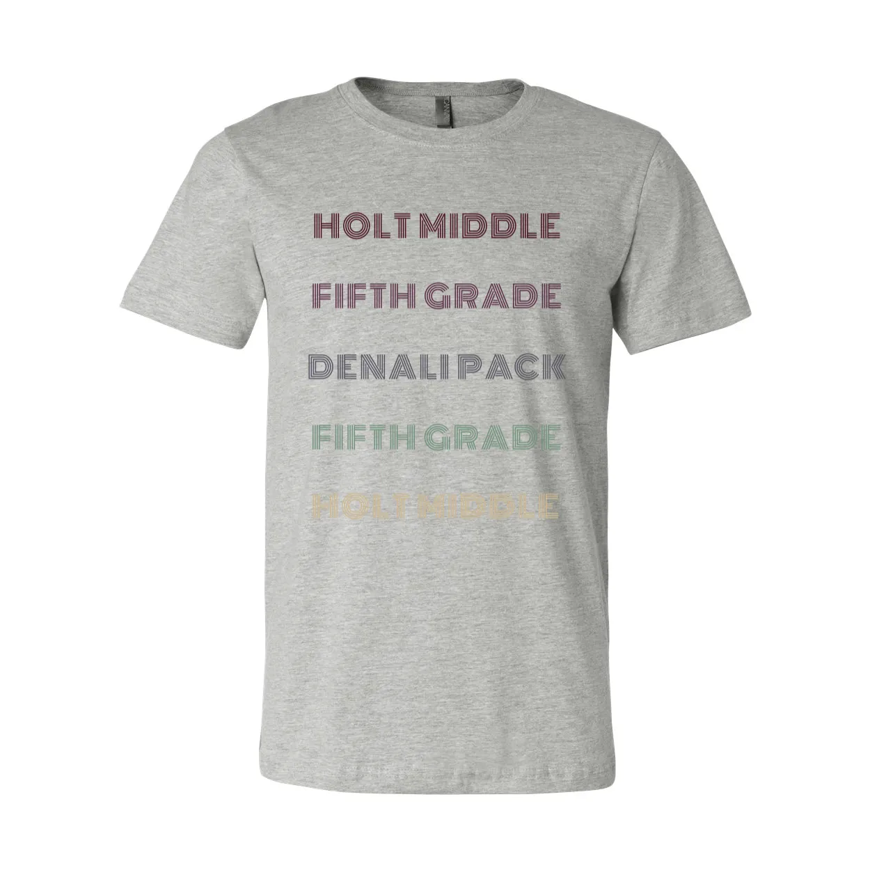 Holt Denali Retro Font Tee