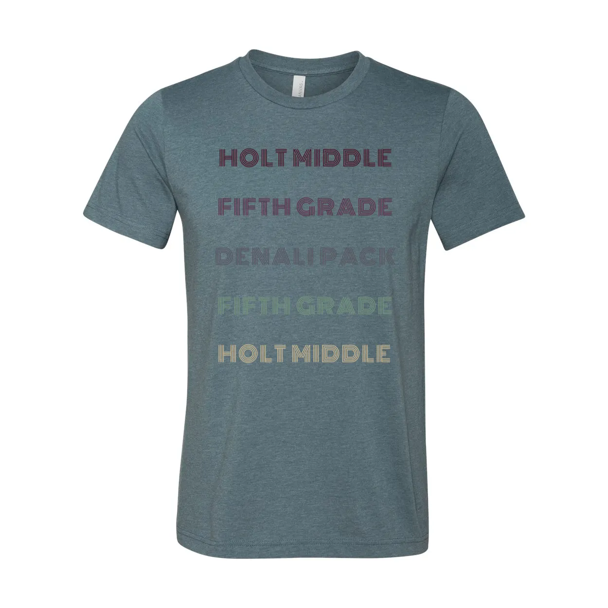 Holt Denali Retro Font Tee