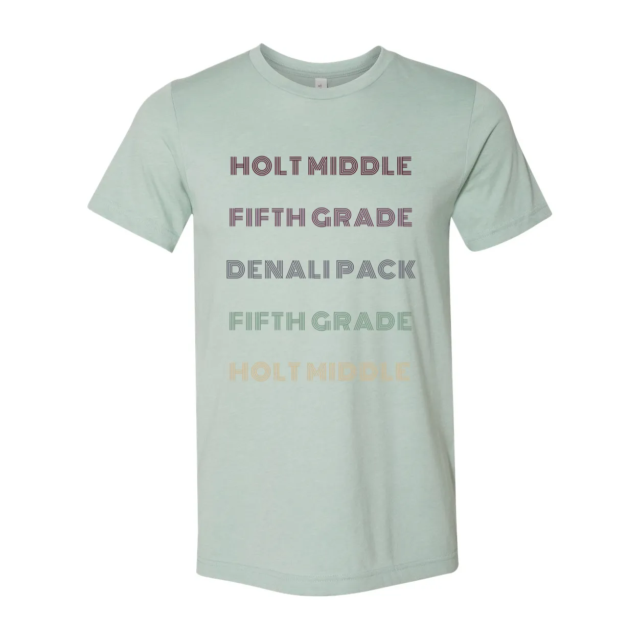 Holt Denali Retro Font Tee