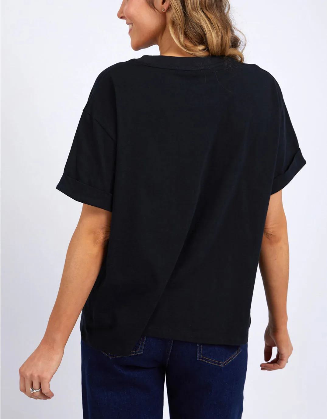 Huntleigh Oversized Tee - Black