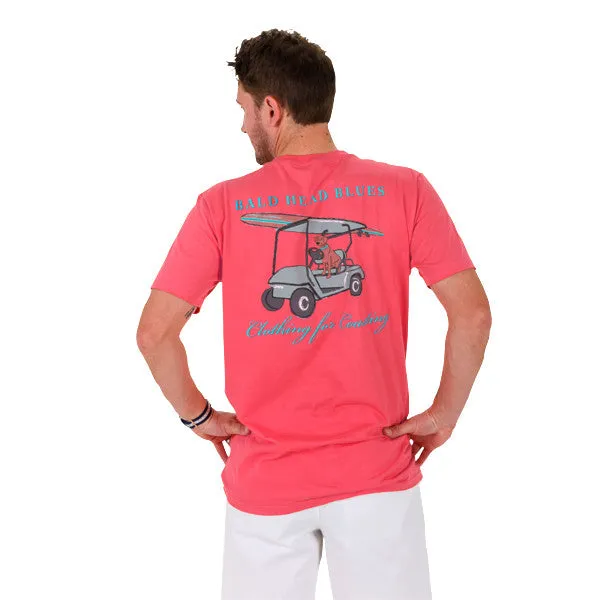 Island Tee - Short Sleeve Dog - Coral