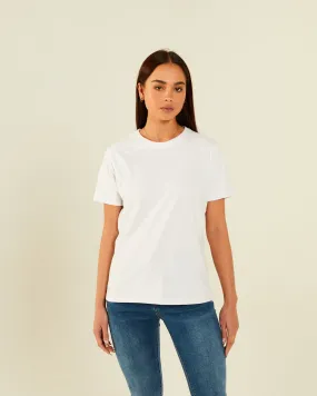 Jada Basic O Neck White