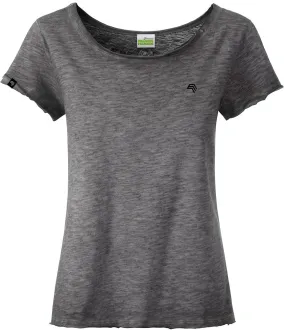 JAN 8015 ― Damen Bio-Baumwolle Flammgarn T-Shirt - Graphite Grau