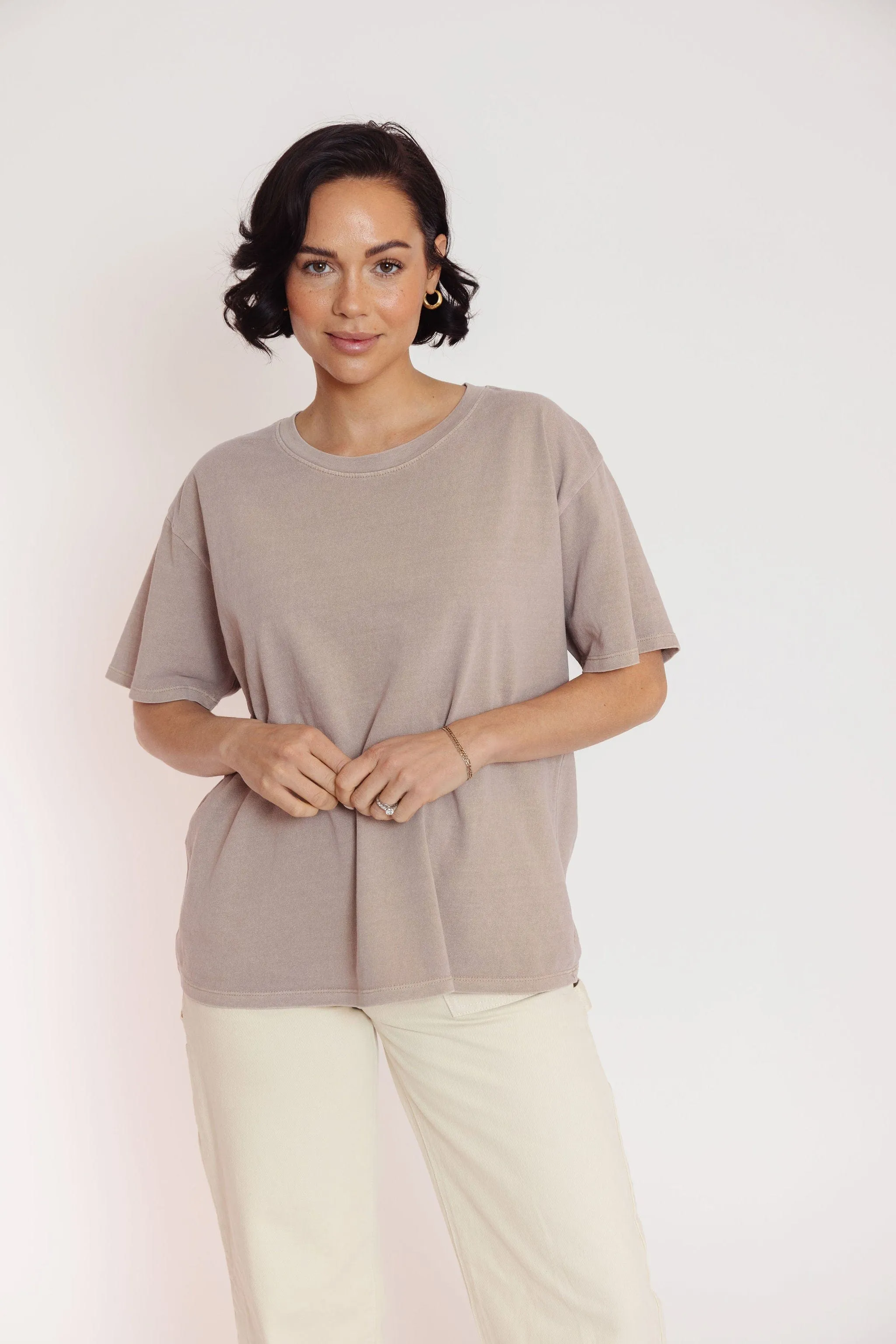 JoBelle Tee in Tan