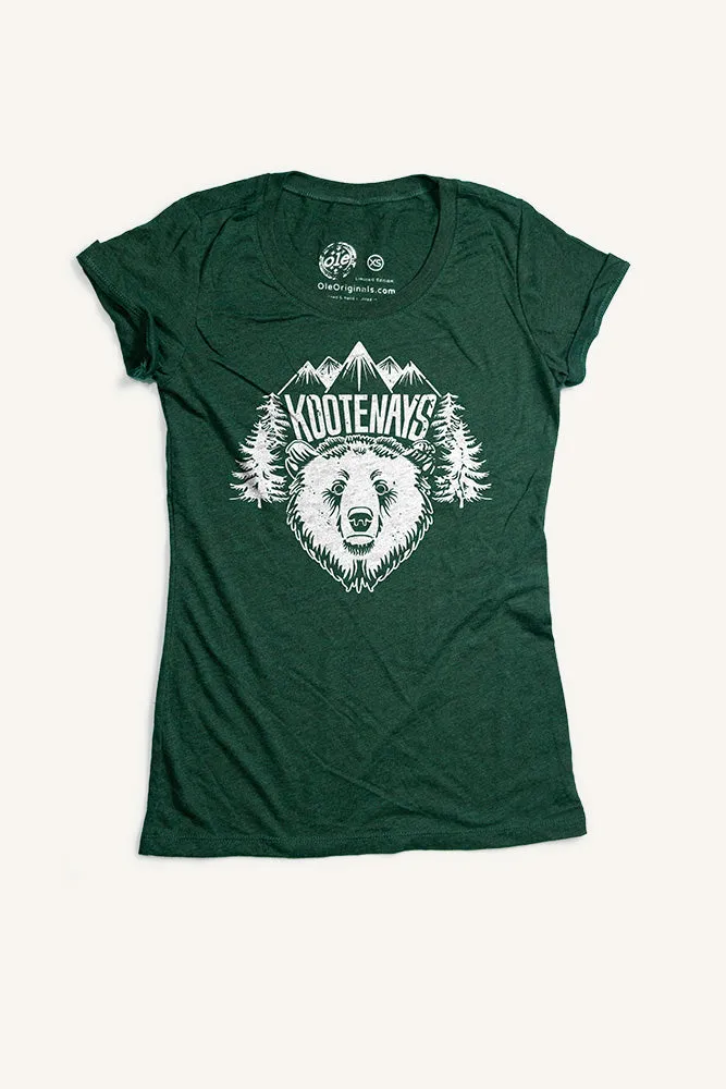 Kootenays Bear T-shirt (Womens)