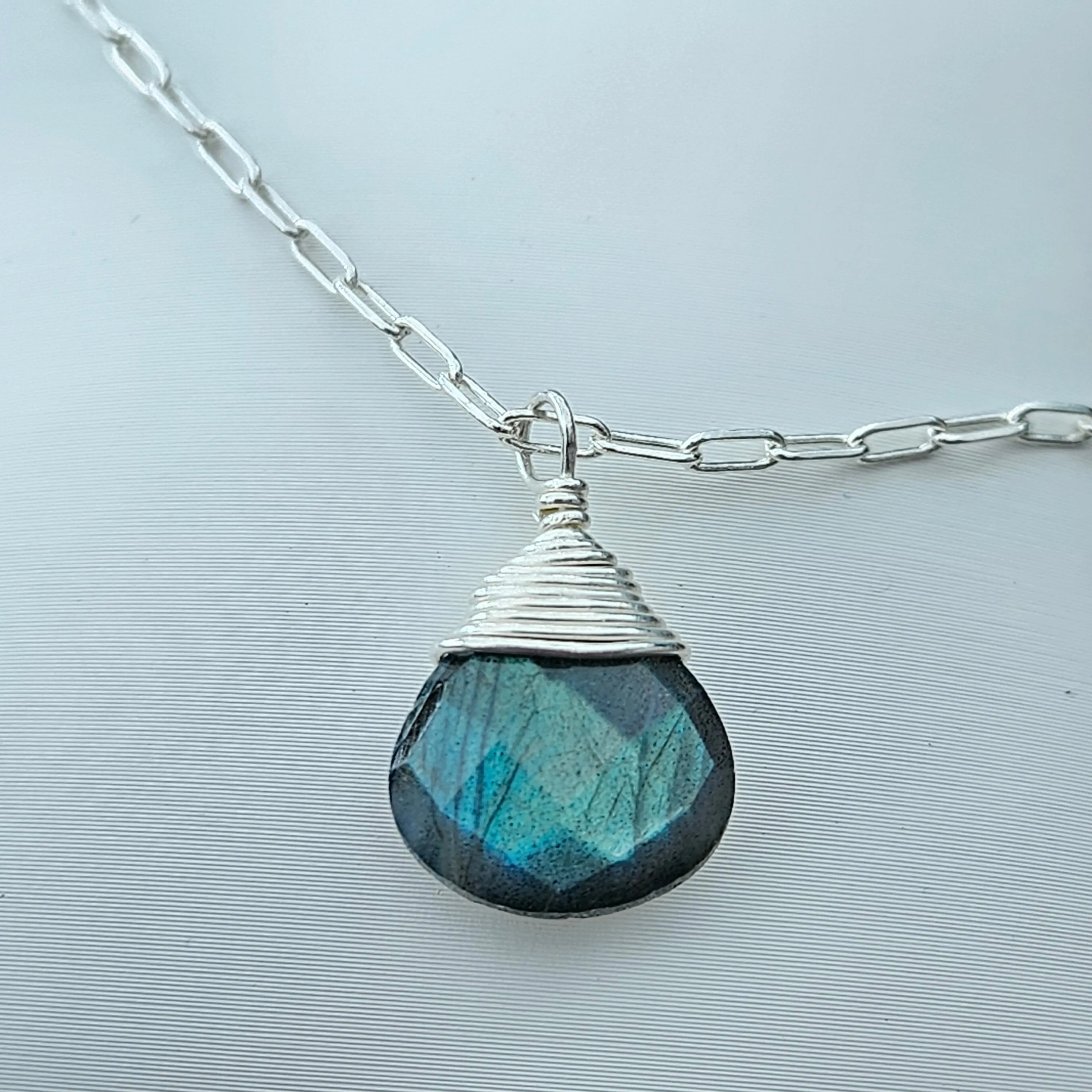 Labradorite Journey Necklace - Silver