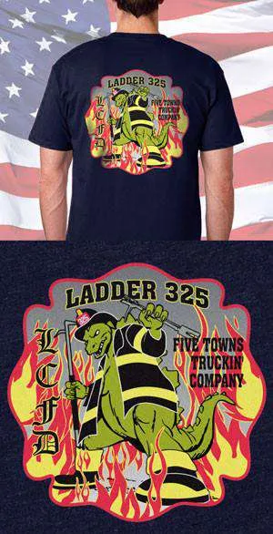 LCFD FlameZilla Back Design