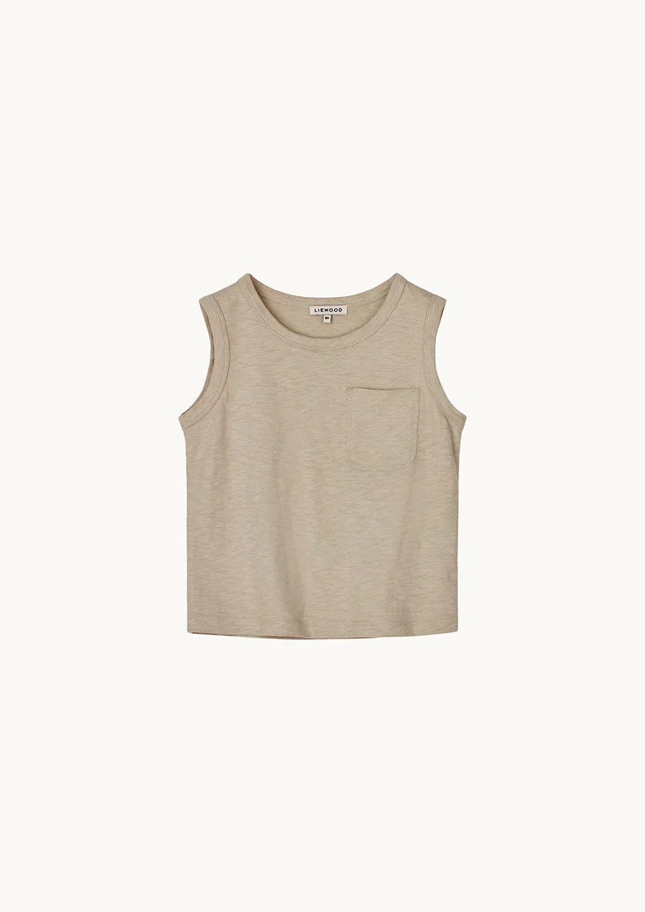 Lome Tank Top, Beige