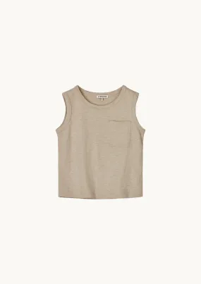 Lome Tank Top, Beige