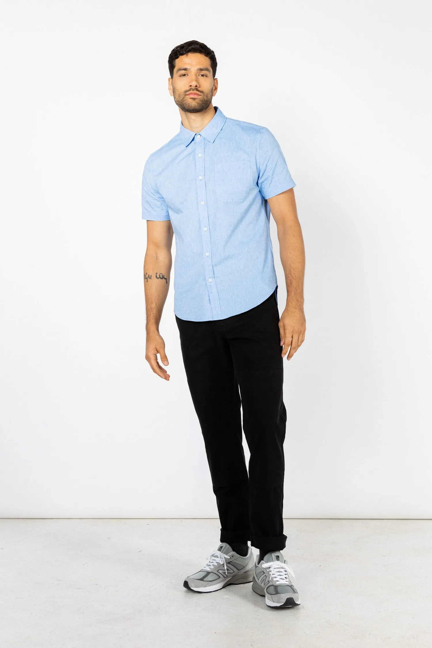 Malcolm Shirt / Chambray Blue