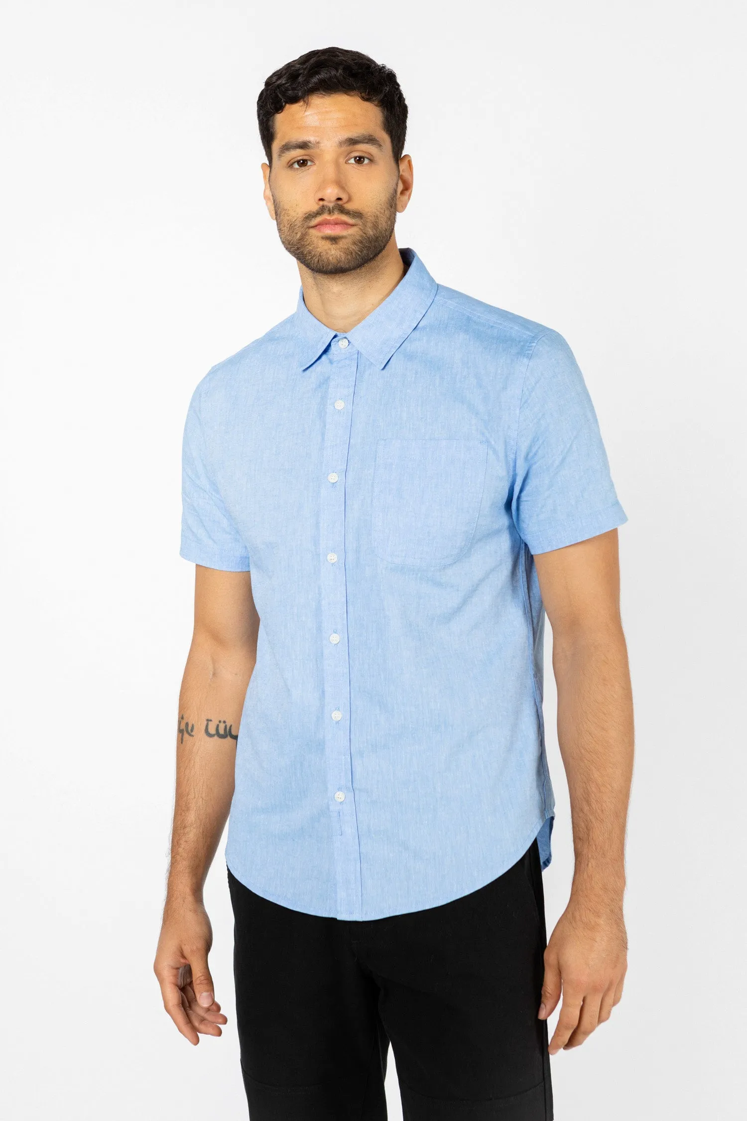 Malcolm Shirt / Chambray Blue