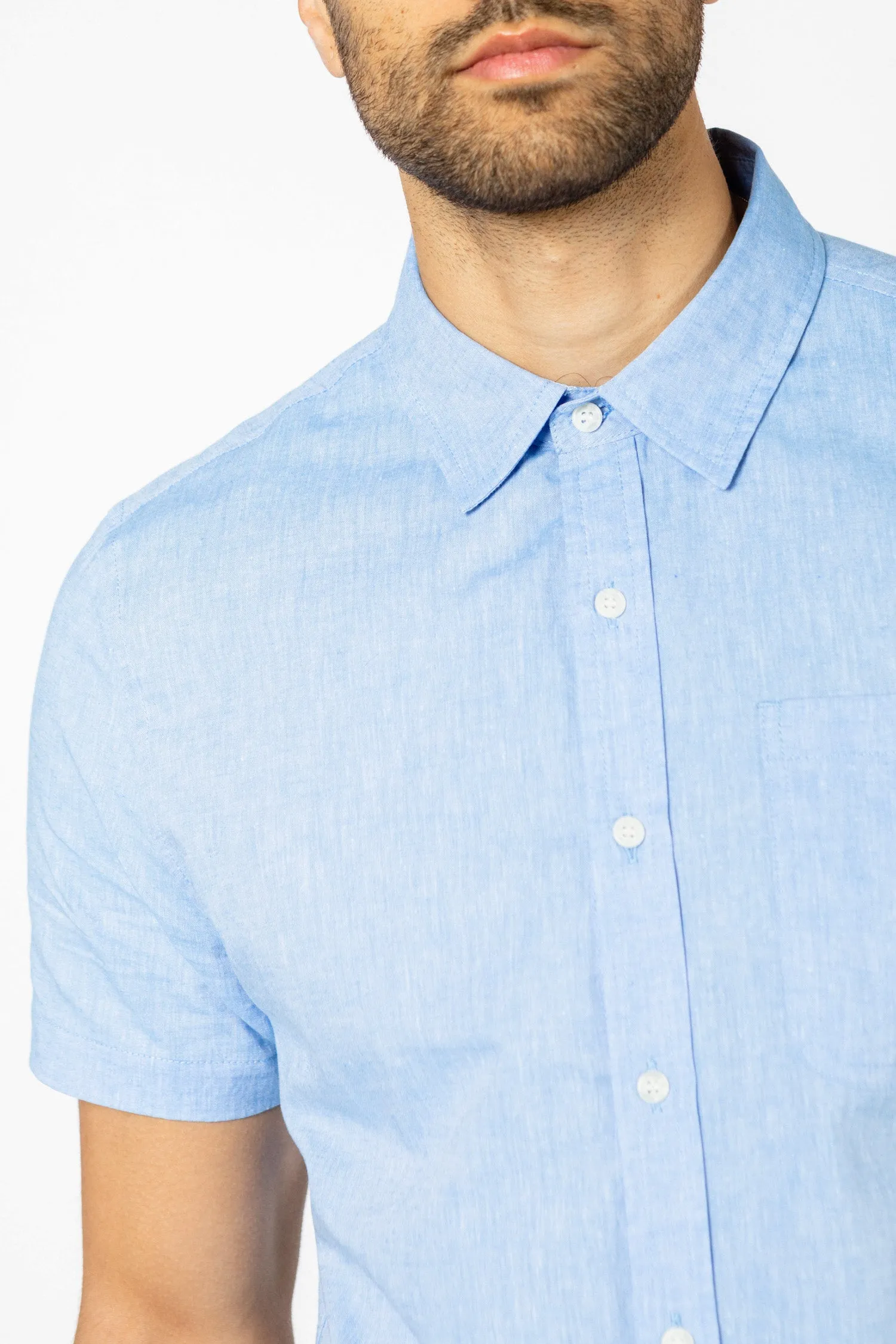 Malcolm Shirt / Chambray Blue