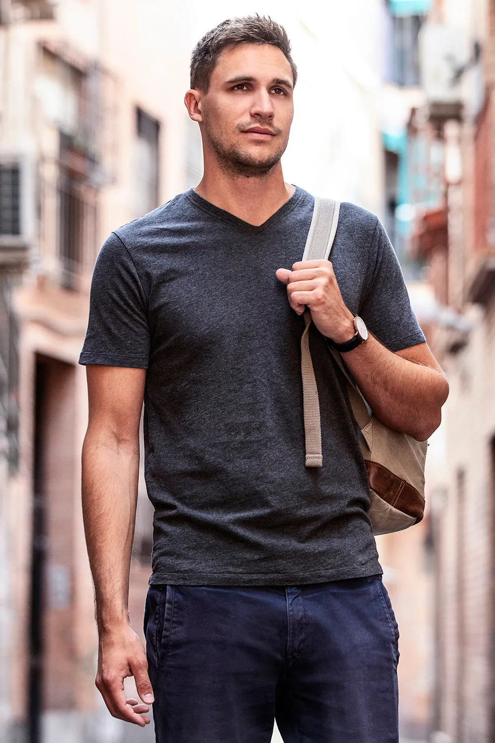 Men's Organic Cotton V-Neck T-Shirt