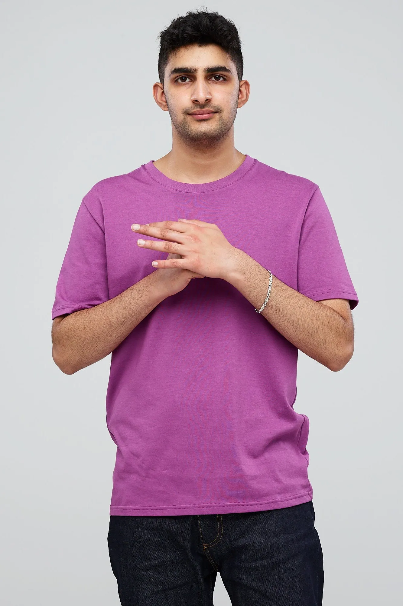 Men's Short Sleeve T Shirt Lilac