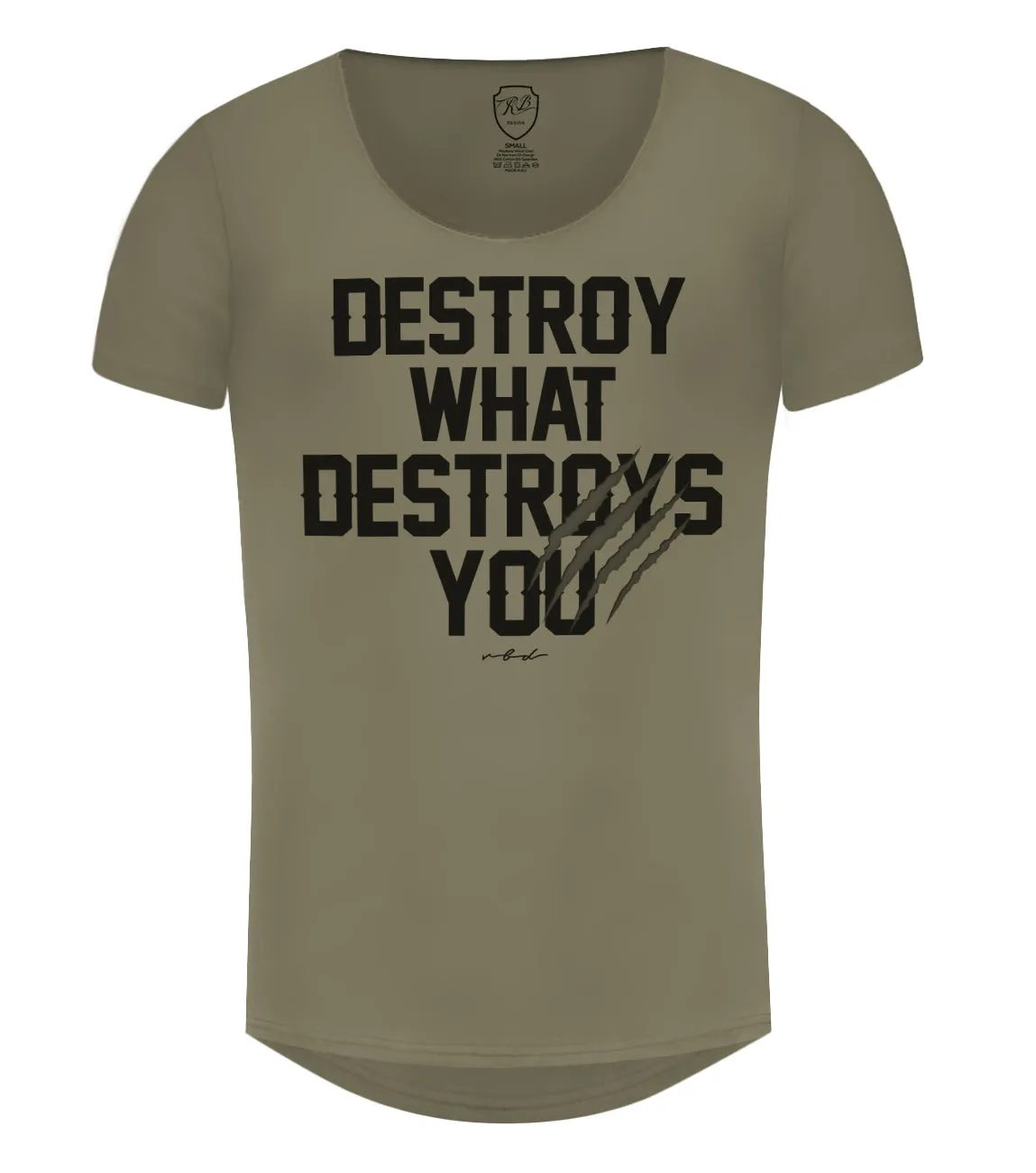 Men's T-shirt "Destroy What Destroys You" MD980