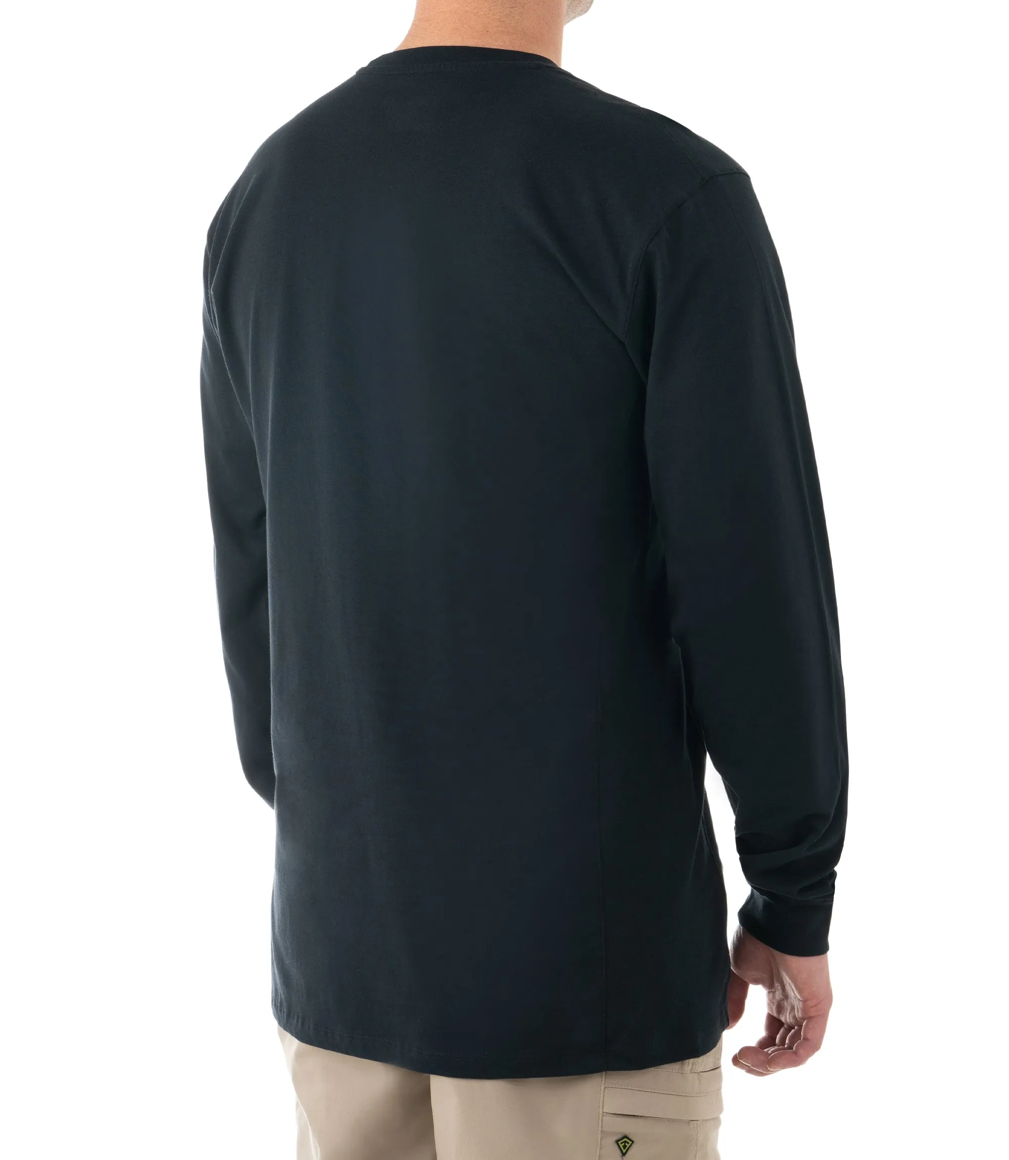 Men's Tactix Cotton Long Sleeve T-Shirt with Chest Pocket