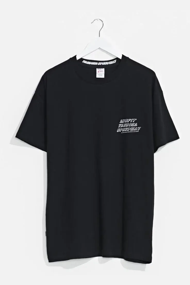 Misfit yandina core 50/50 tee - black