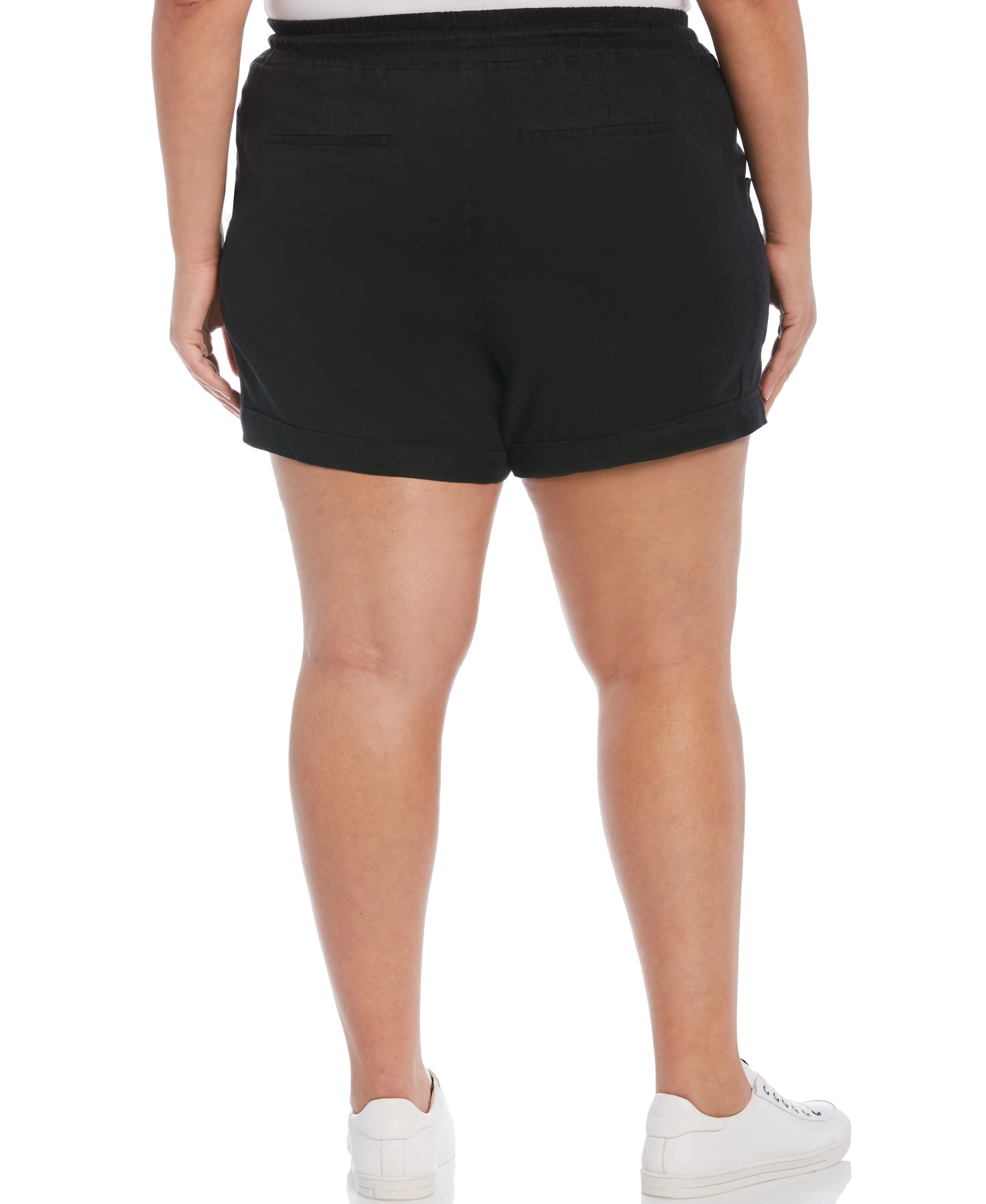 Modern Fit Seamed Linen Short