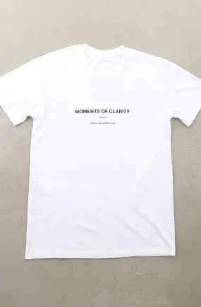 Moments of Clarity (Men's White A1 Tee)