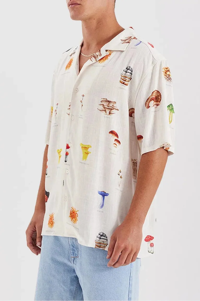 Nomadic Paradise  Collector Linen Cropped Resort Shirt