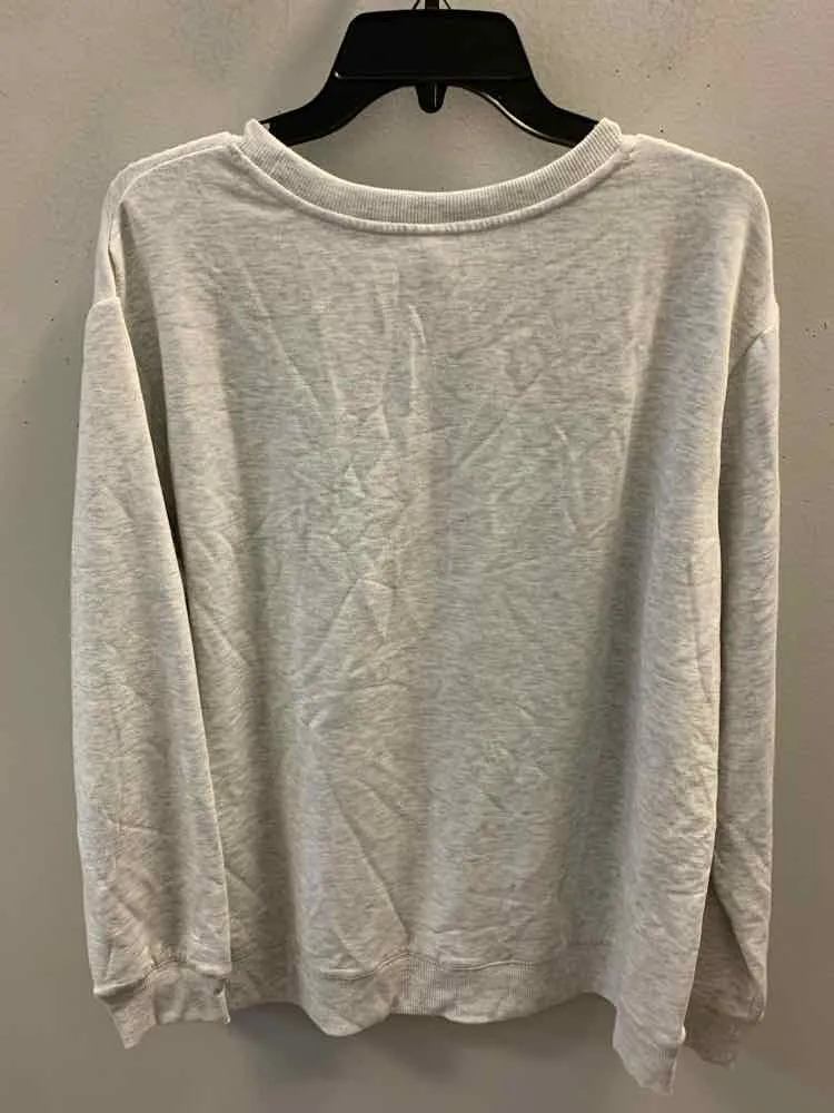 NWT STARS ABOVE Tops Size XXL HEATHER GRAY LONG SLEEVES TOP