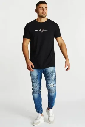 Nxp oblivion cape back tee black