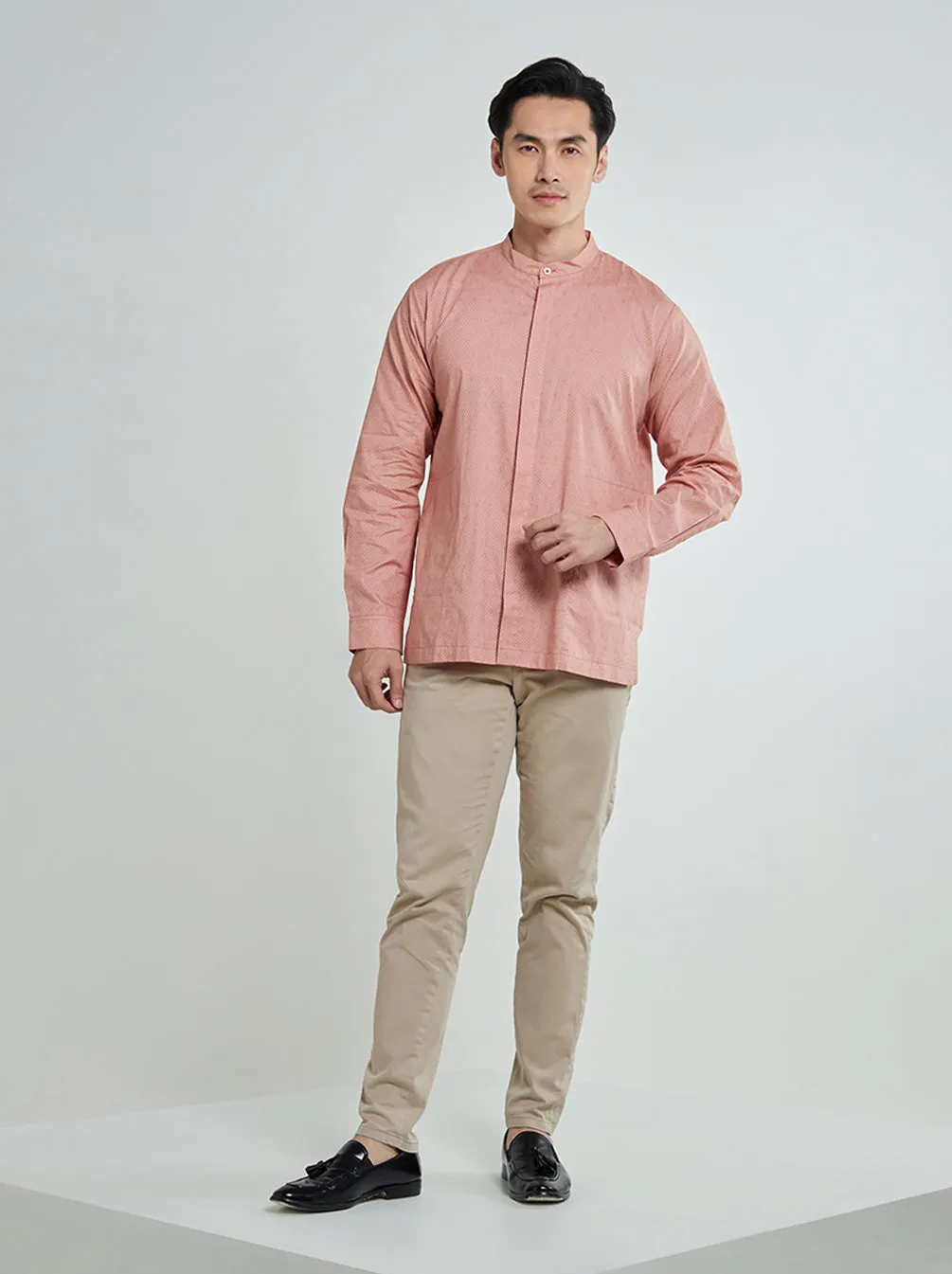 ORVA RAYA LONG SLEEVE KOKO SUNSET BLUSH