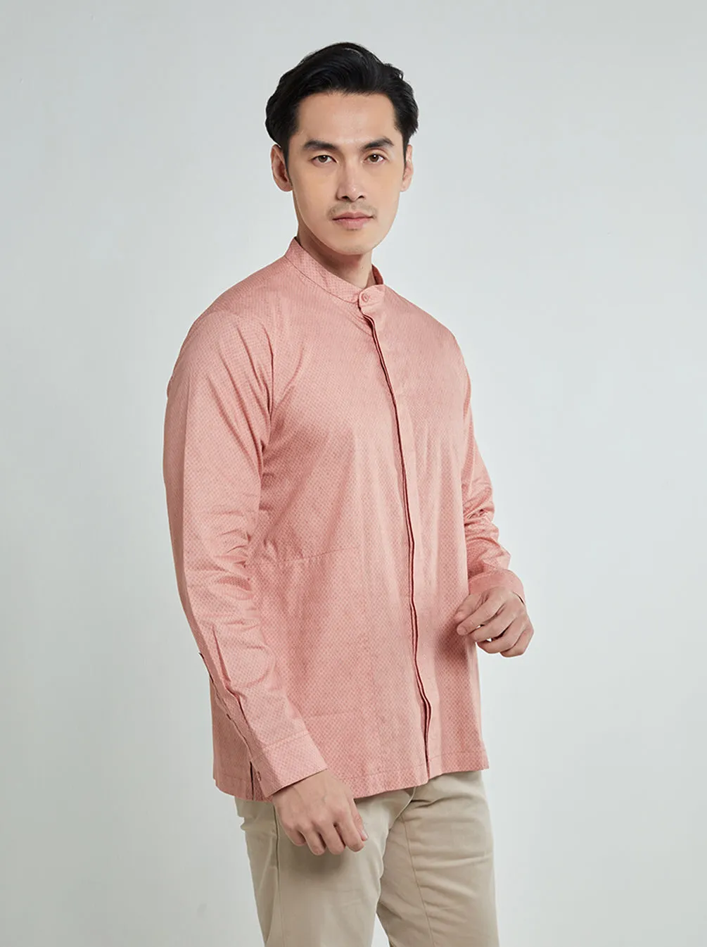 ORVA RAYA LONG SLEEVE KOKO SUNSET BLUSH