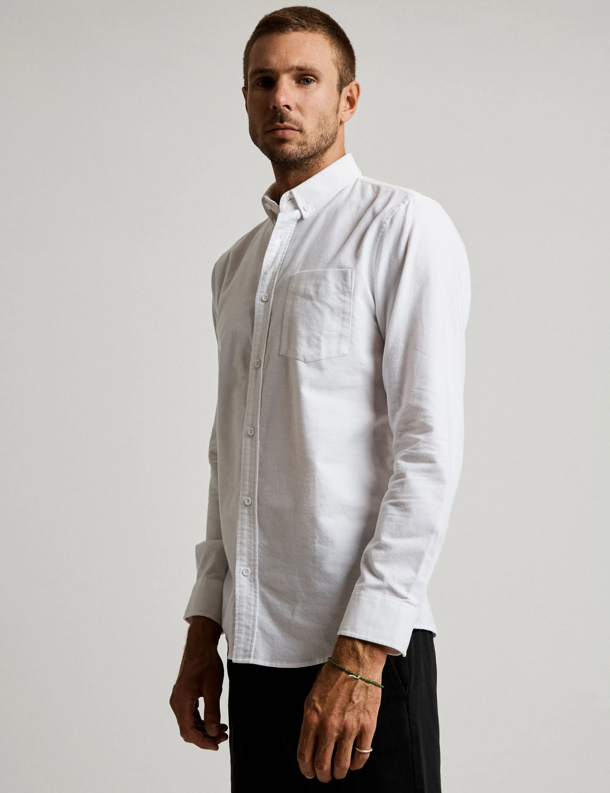 Oxford Long Sleeve Shirt - White