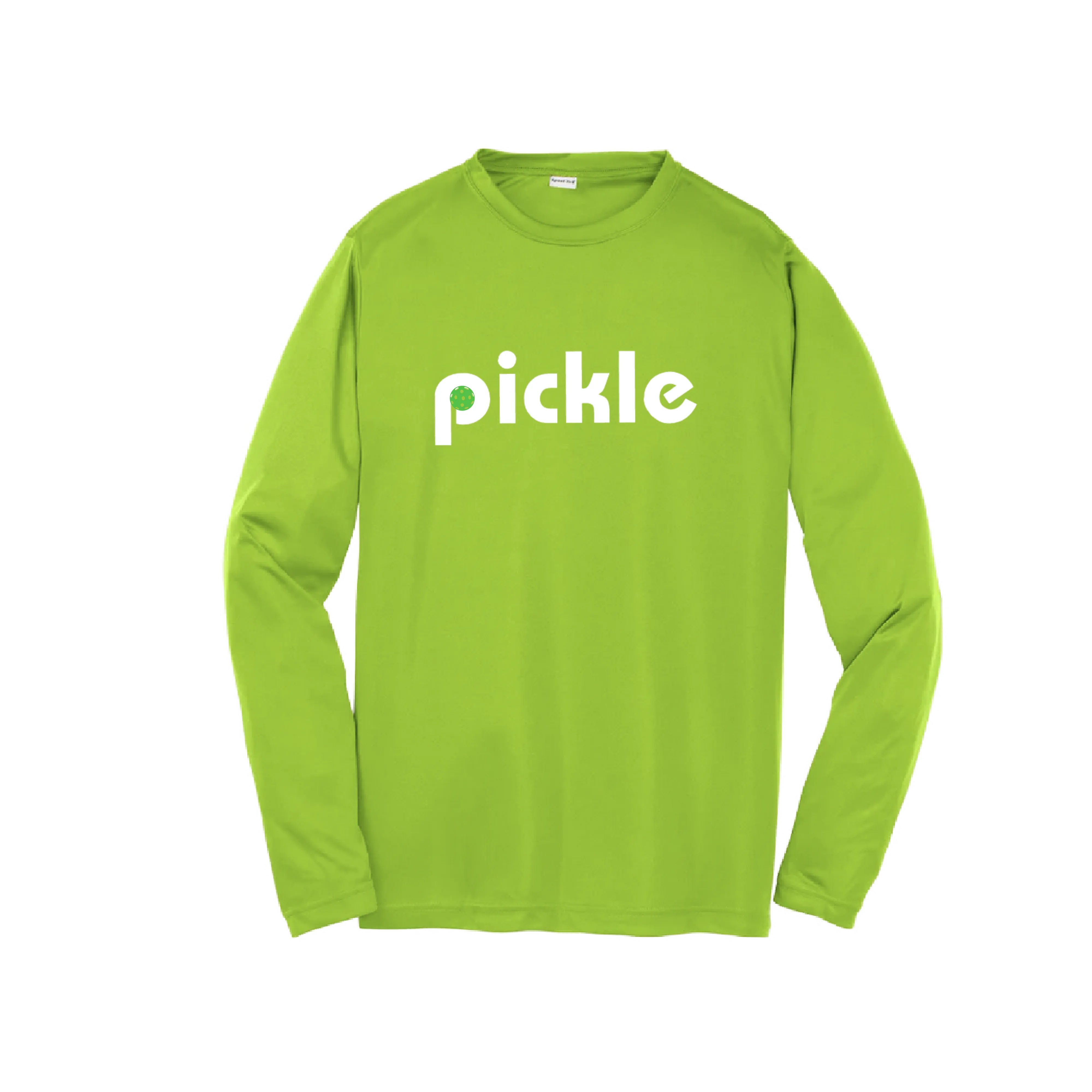 Pickle (Customizable) | Youth Long Sleeve Athletic Shirt | 100% Polyester