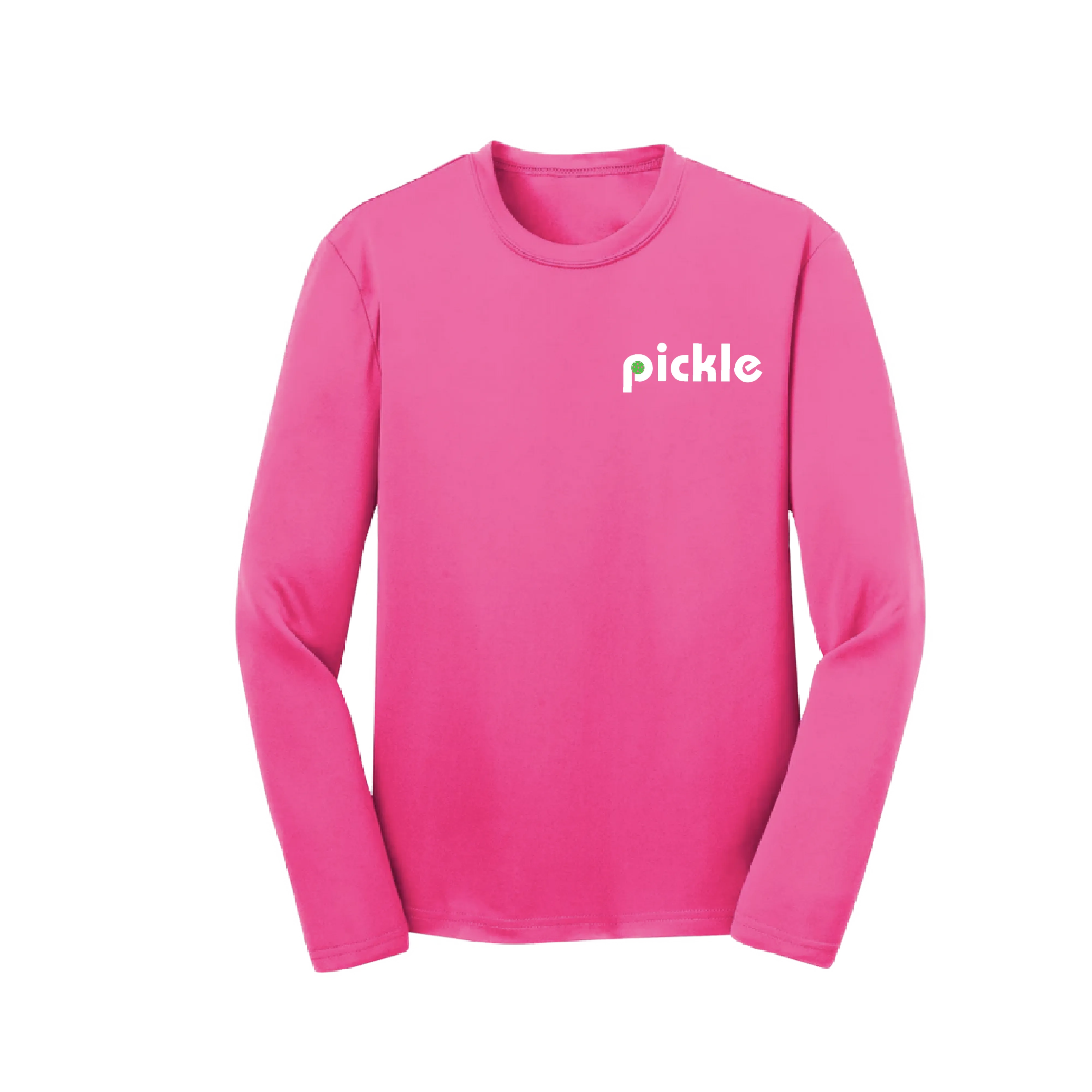 Pickle (Customizable) | Youth Long Sleeve Athletic Shirt | 100% Polyester