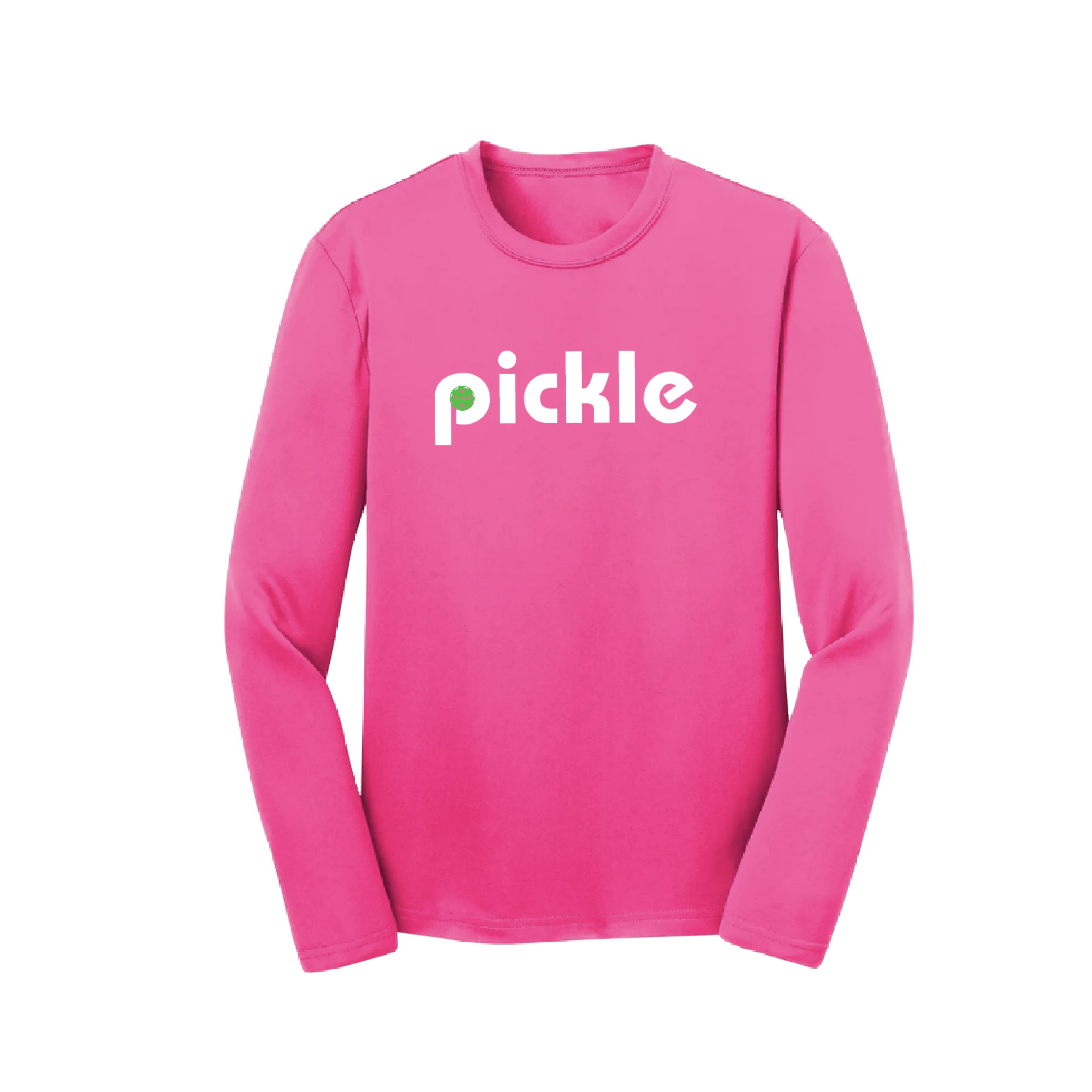 Pickle (Customizable) | Youth Long Sleeve Athletic Shirt | 100% Polyester