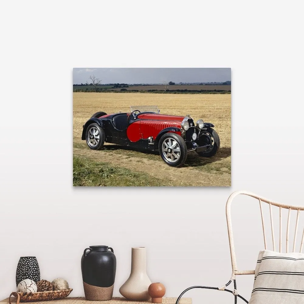 "1932 Bugatti Type 55 Super Sport Roadster Modifie. Country of origin France" Canvas Wall Art