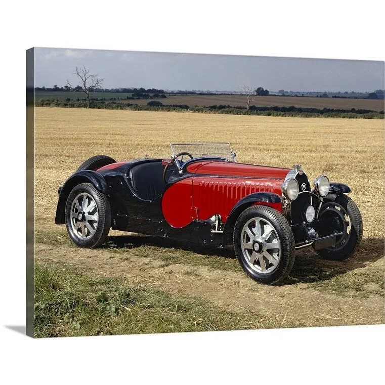 "1932 Bugatti Type 55 Super Sport Roadster Modifie. Country of origin France" Canvas Wall Art