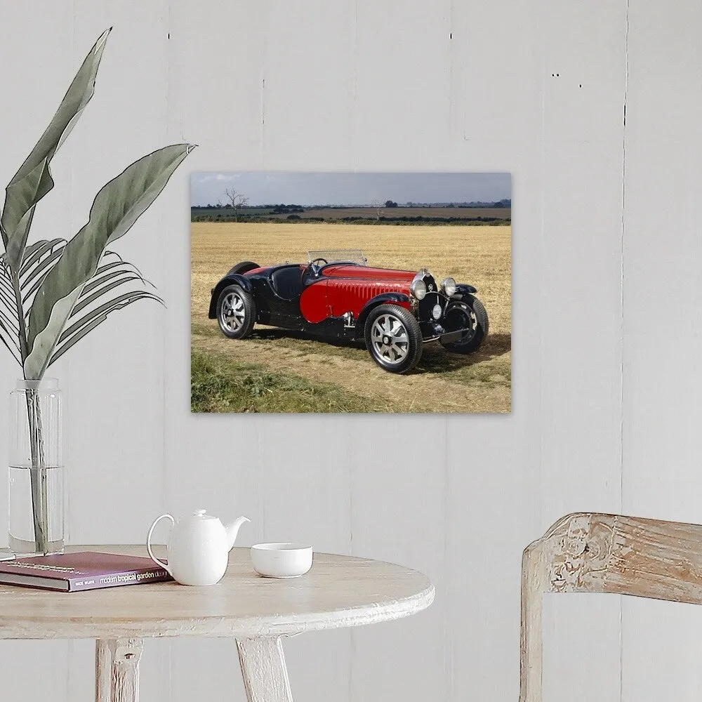 "1932 Bugatti Type 55 Super Sport Roadster Modifie. Country of origin France" Canvas Wall Art