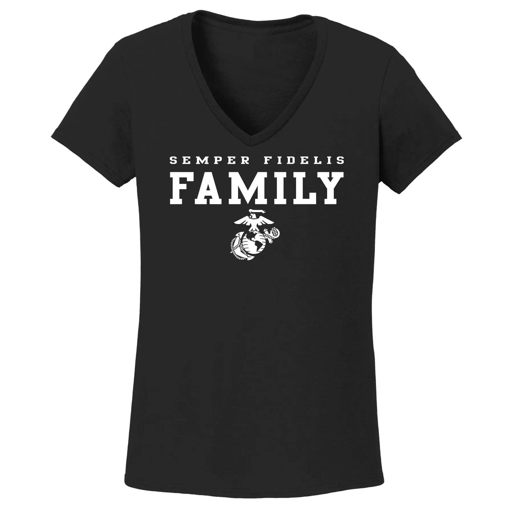 Semper Fi Family Women's V-Neck