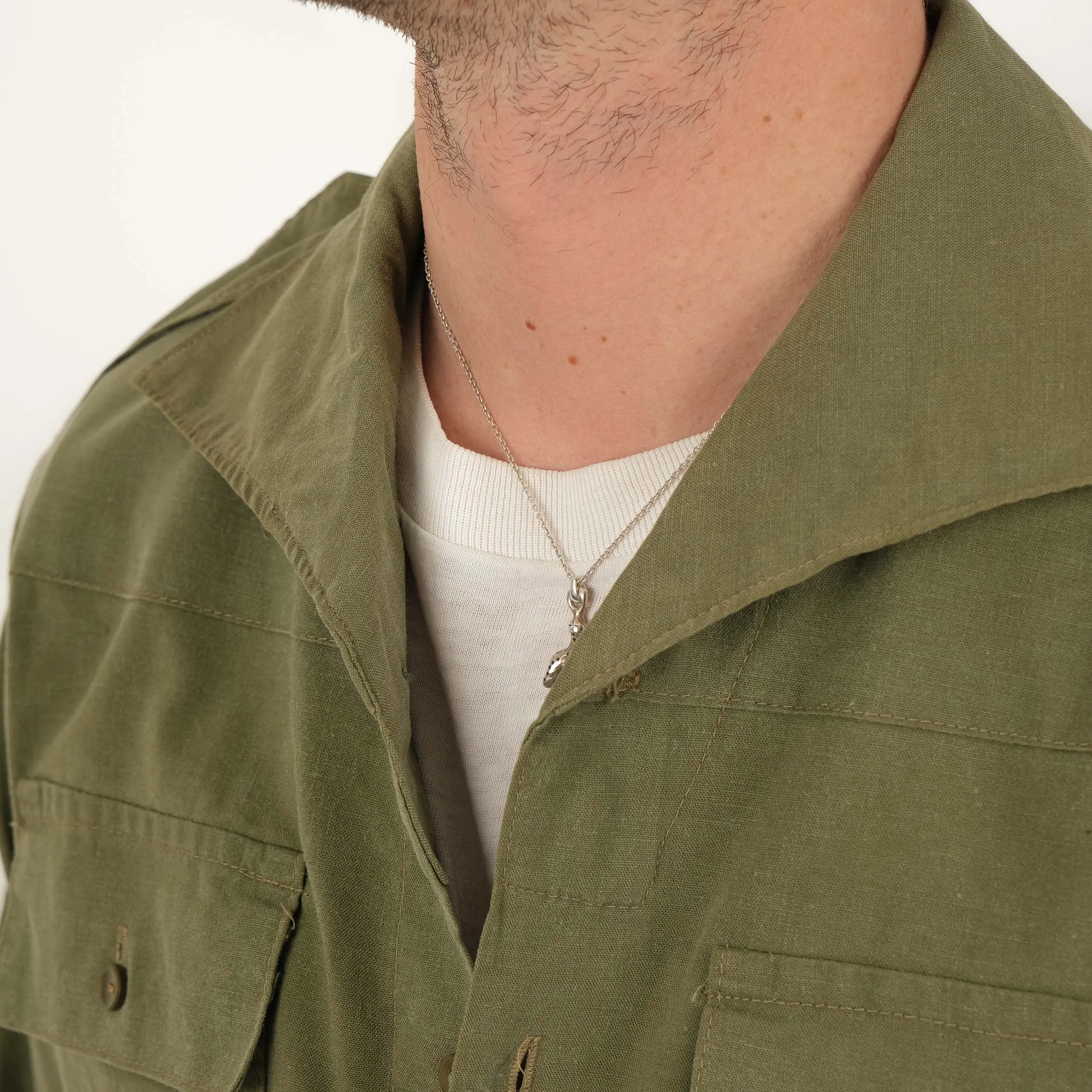 SPANISH OLIVE GREEN SHIRT